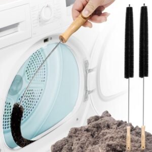 2 Pack Dryer Vent Cleaner Kit - Long Flexible Vacuum Brush