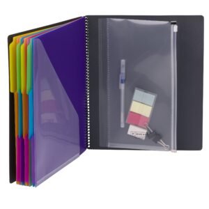 Project Organizer with 24 Pockets - Tear Resistant, Letter Size