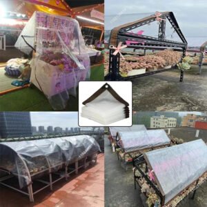 8x10 FT Thick Transparent Waterproof Tarpaulin